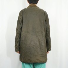 画像3: 80's Barbour ENGLAND製 "GAMEFAIR" ロゴピンズ付き オイルドジャケット 2ワラント (3)