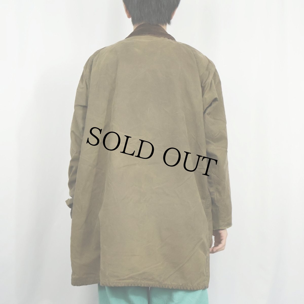 画像3: 80's Barbour ENGLAND製 "GAMEFAIR" ロゴピンズ付き オイルドジャケット 2ワラント (3)