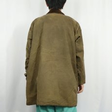 画像3: 80's Barbour ENGLAND製 "GAMEFAIR" ロゴピンズ付き オイルドジャケット 2ワラント (3)