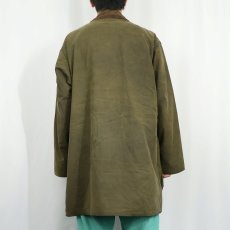 画像3: 90's Barbour ENGLAND製 "BORDER" ロゴピンズ付き オイルドジャケット 3ワラント (3)