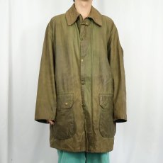 画像2: 70〜80's Barbour ENGLAND製 "BORDER" オイルドジャケット 1ワラント (2)