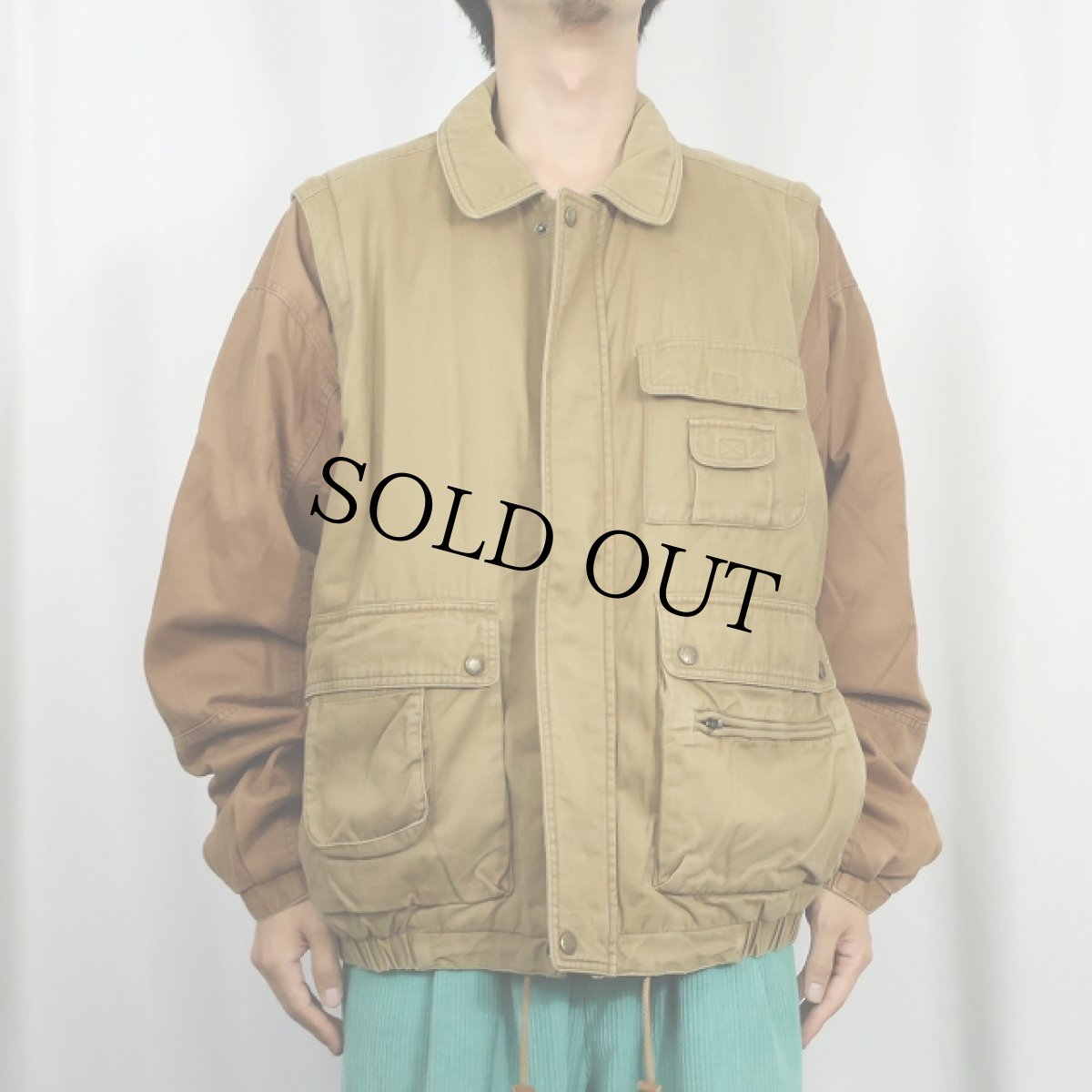 画像4: Ducks Unlimited 2WAY ドッキング 中綿入り ハンティングジャケット L (4)