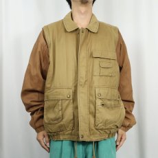 画像4: Ducks Unlimited 2WAY ドッキング 中綿入り ハンティングジャケット L (4)