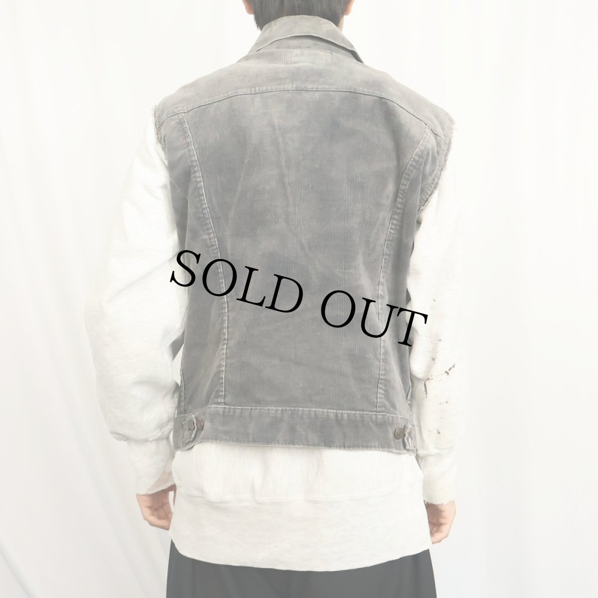 画像3: 80〜90's Levi's 70505-1517 USA製 カットオフ コーデュロイジャケット SIZE49 (3)