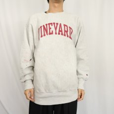 画像2: 90's Champion REVERSE WEAVE "VINEYARD" プリントスウェット XL (2)