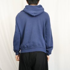 画像3: 70〜80's 無地スウェットジップパーカー NAVY (3)