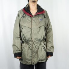 画像2: 90's Eddie Bauer EBTEK "GORE-TEX" ロゴ刺繍 裏フリース マウンテンパーカー M (2)