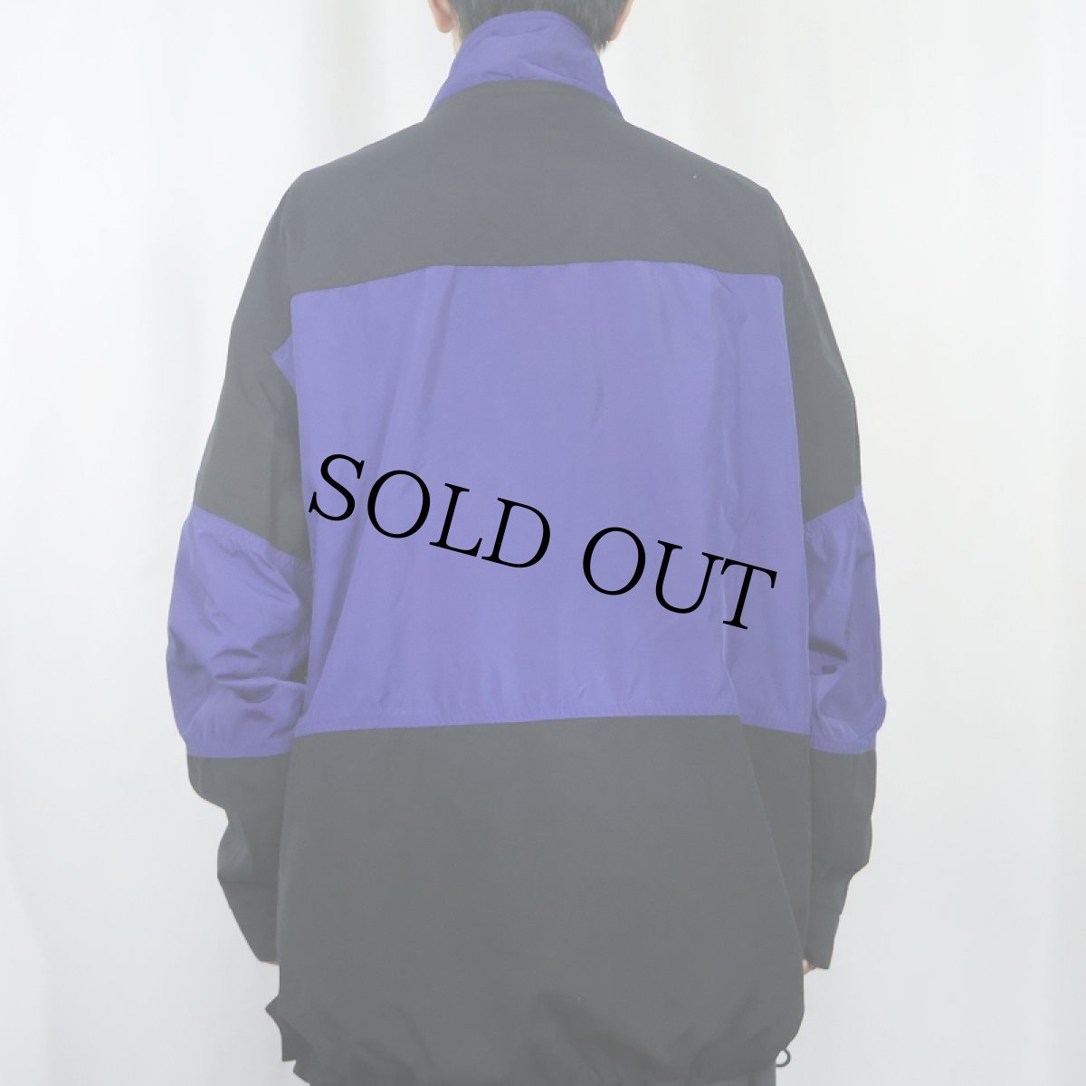 画像3: 90's Eddie Bauer EBTEK ロゴ刺繍  ナイロンアノラックパーカー L (3)