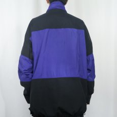 画像3: 90's Eddie Bauer EBTEK ロゴ刺繍  ナイロンアノラックパーカー L (3)
