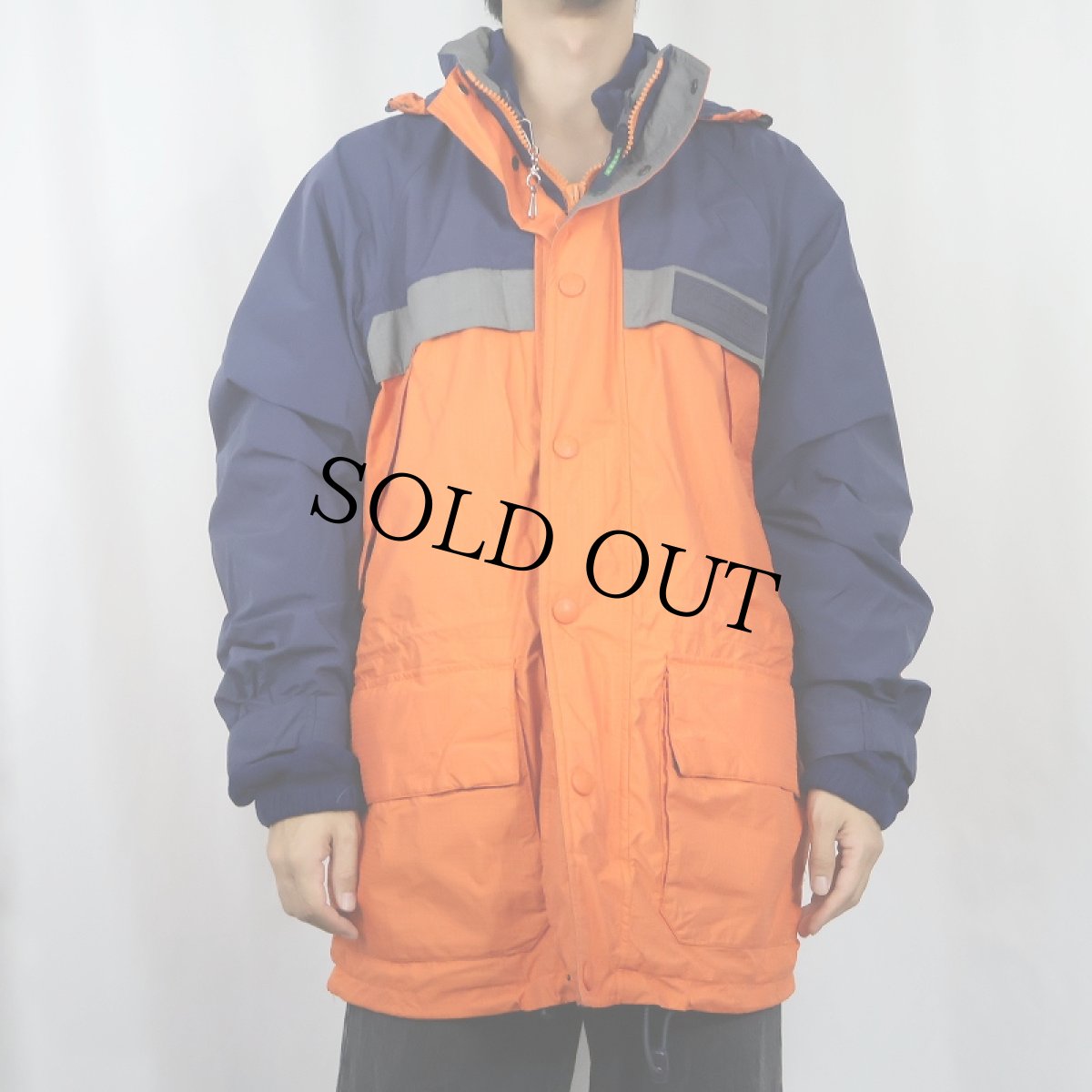 画像2: 90's Eddie Bauer EBTEK "GORE-TEX" ロゴパッチ付き フリースライナー マウンテンパーカー M (2)