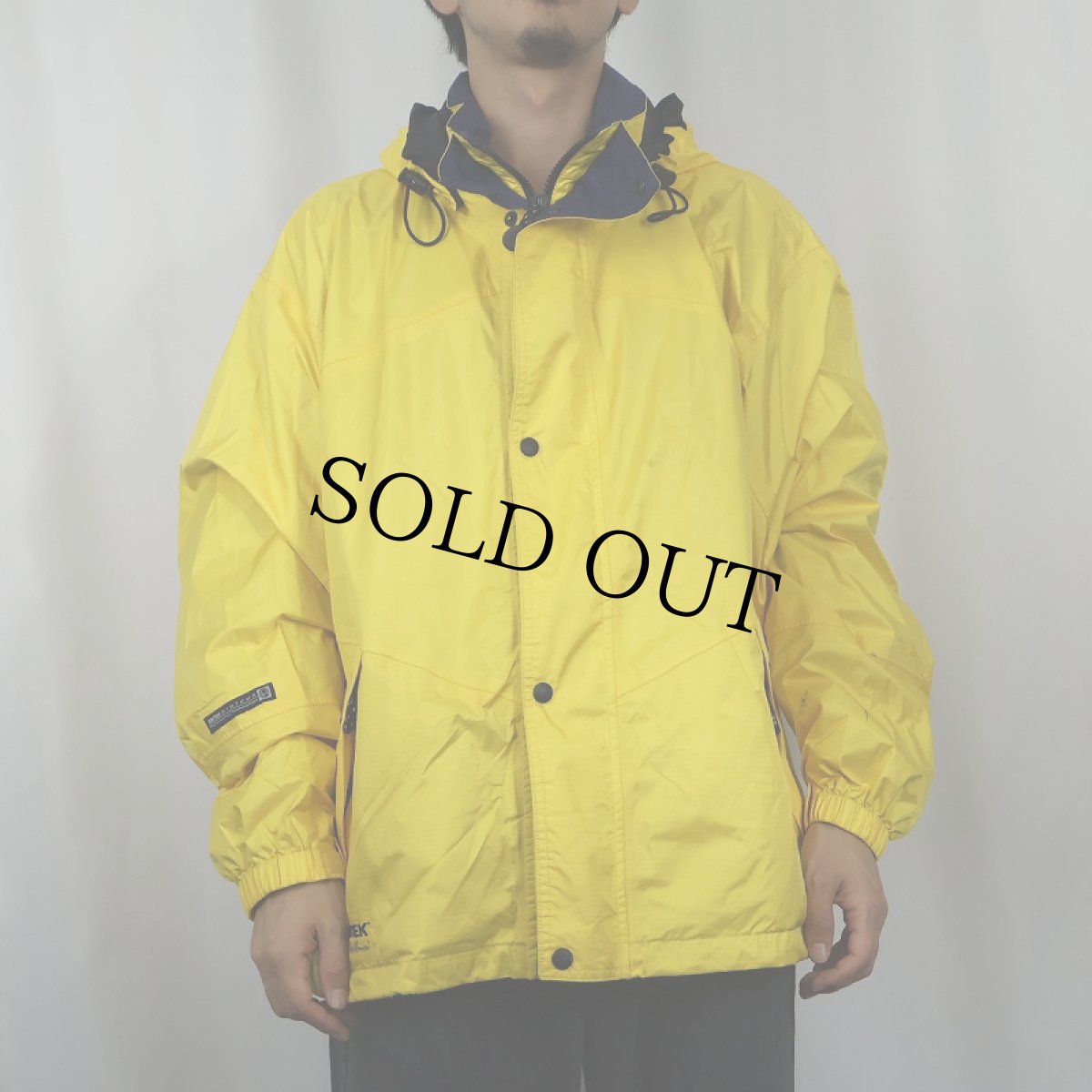 画像4: 90's Eddie Bauer EBTEK "GORE-TEX" ロゴ刺繍 裏フリース マウンテンパーカー M (4)