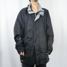 画像2: 90's Eddie Bauer EBTEK "GORE-TEX" ロゴパッチ付き 裏フリース マウンテンパーカー BLACK XL (2)