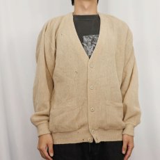 画像2: 70〜80's Rugby LINKS Fashion's アルパカニットカーディガン (2)