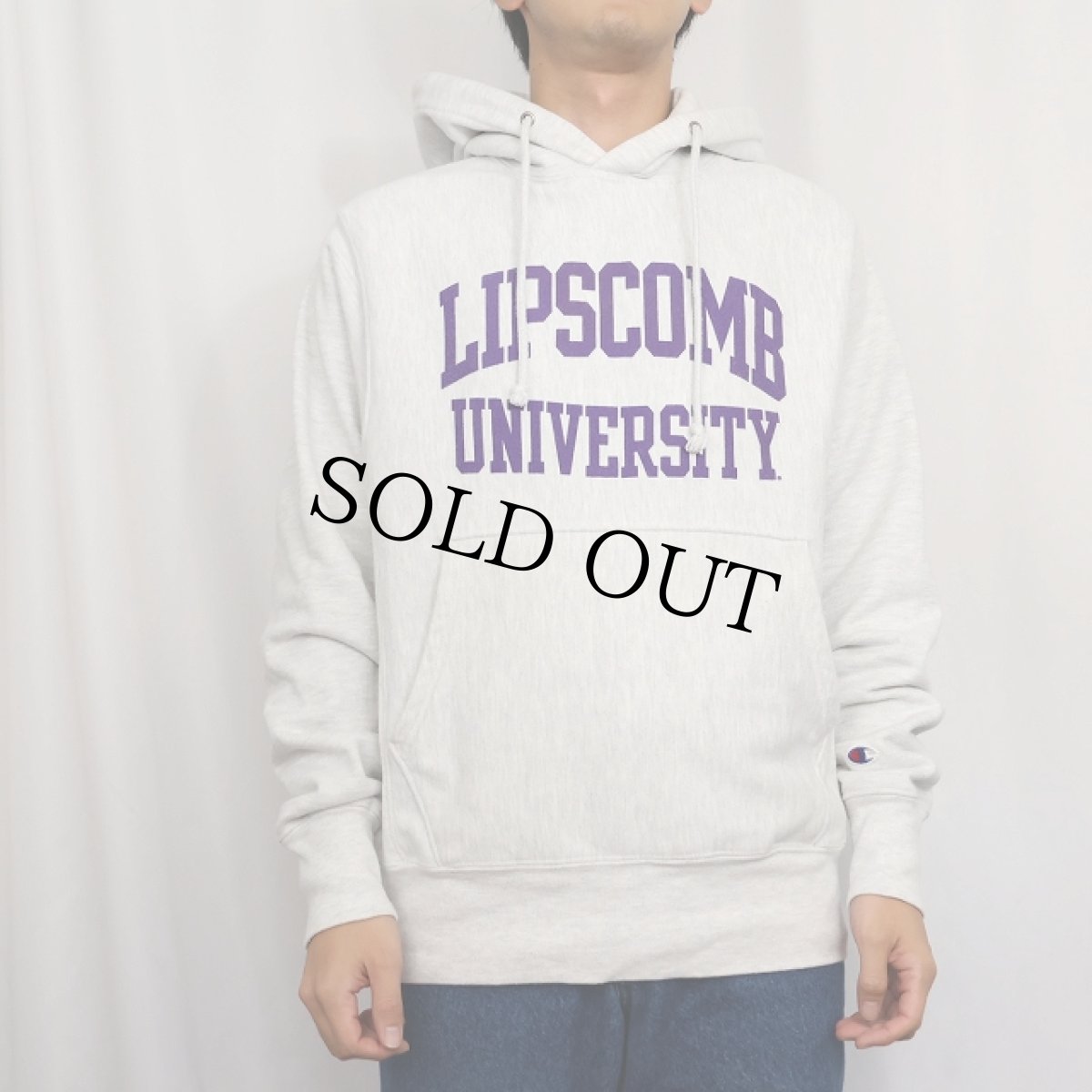 画像2: Champion REVERSE WEAVE "LIPSCOMB UNIVERSITY " プリントスウェットフーディー S (2)