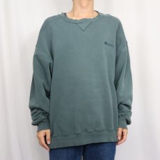 画像2: 90's RUSSELL ATHLETIC USA製 "HIGH COTTON" ロゴ刺繍 前V スウェット L (2)