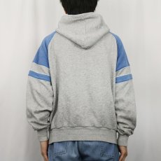 画像3: 80's NIKE 紺タグ ロゴ刺繍 スウェットジップパーカー L (3)