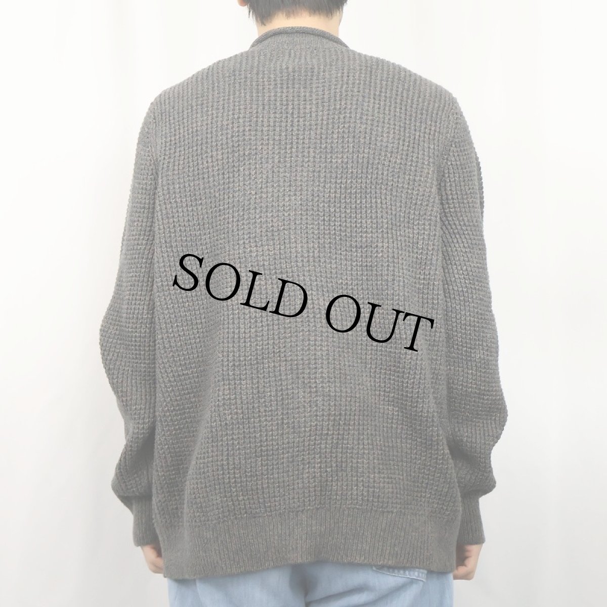 画像3: L.L.Bean ロールネック コットンニットセーター L (3)