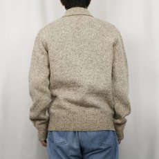 画像3: 70〜80's Eddie Bauer ショールカラー ウールニットセーター S (3)