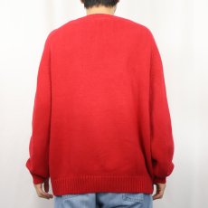 画像3: 90's LANDS' END USA製 コットンニットセーター L (3)