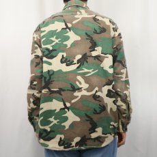 画像3: 80's DEERSKIN USA製 リアルツリーカモ柄 シャモアクロスシャツ (3)