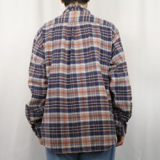 画像3: 90's J.CREW チェック柄 ヘビーネルシャツ L (3)
