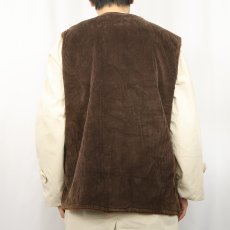 画像4: 裏ボア コーデュロイベスト (4)