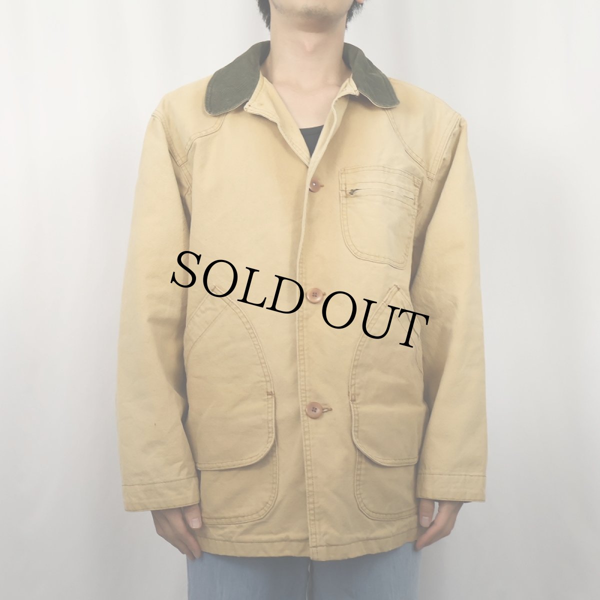 画像2: 80〜90's L.L.Bean USA製 ダックハンティングジャケット M (2)
