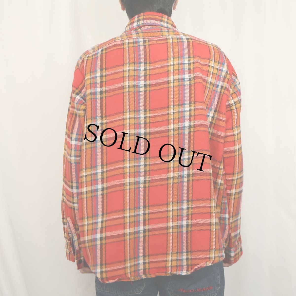 画像3: 60's FIVE BROTHER チェック柄ネルシャツ (3)