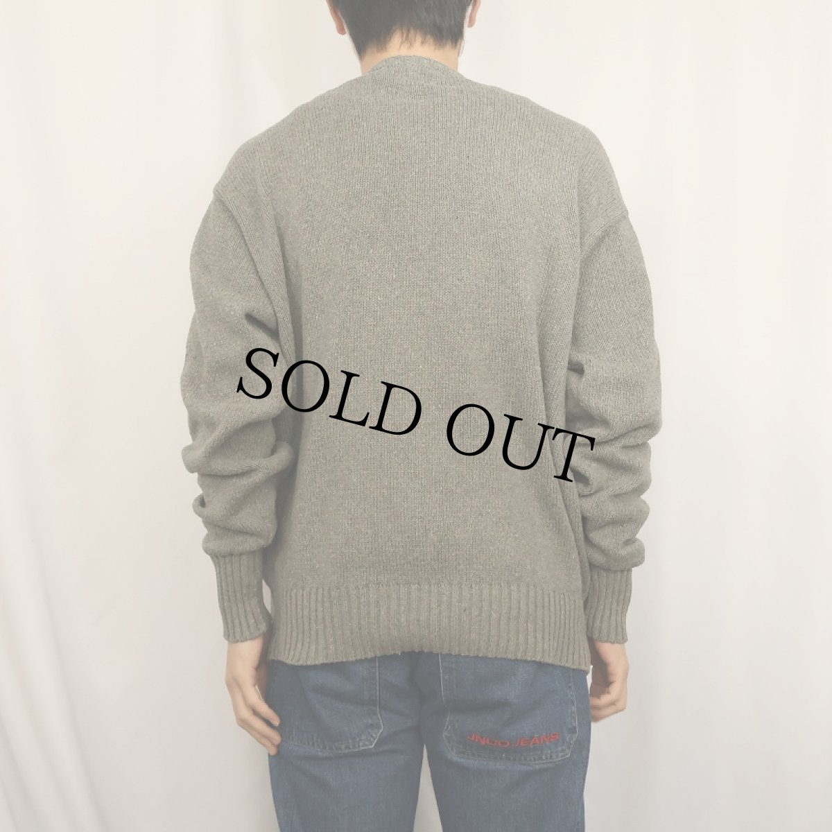 画像3: POLO Ralph Lauren ポニー無し コットンニットセーター M (3)