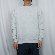 画像2: 90's RUSSELL ATHLETIC USA製 前V 無地スウェット M (2)