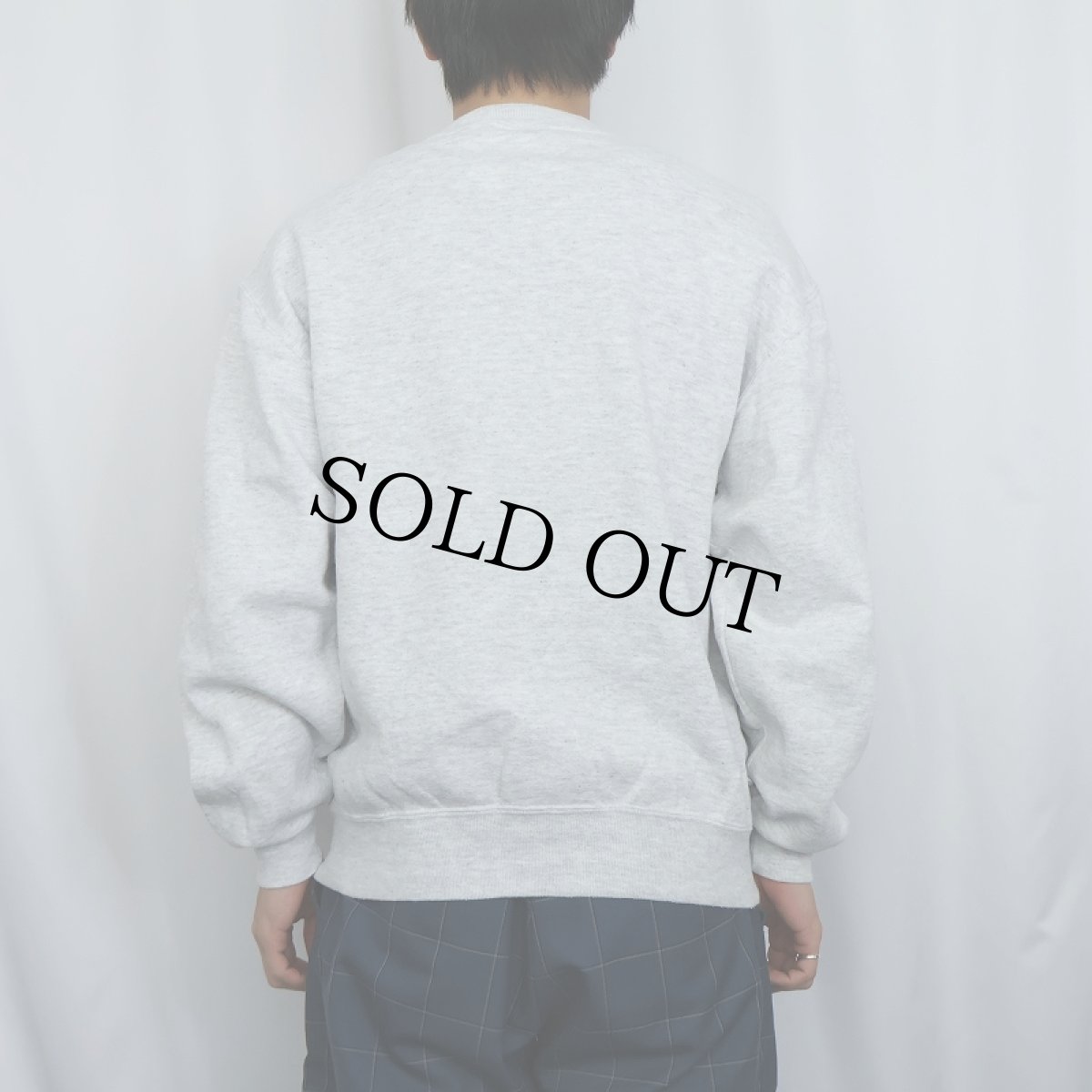 画像3: 90's RUSSELL ATHLETIC USA製 前V 無地スウェット M (3)