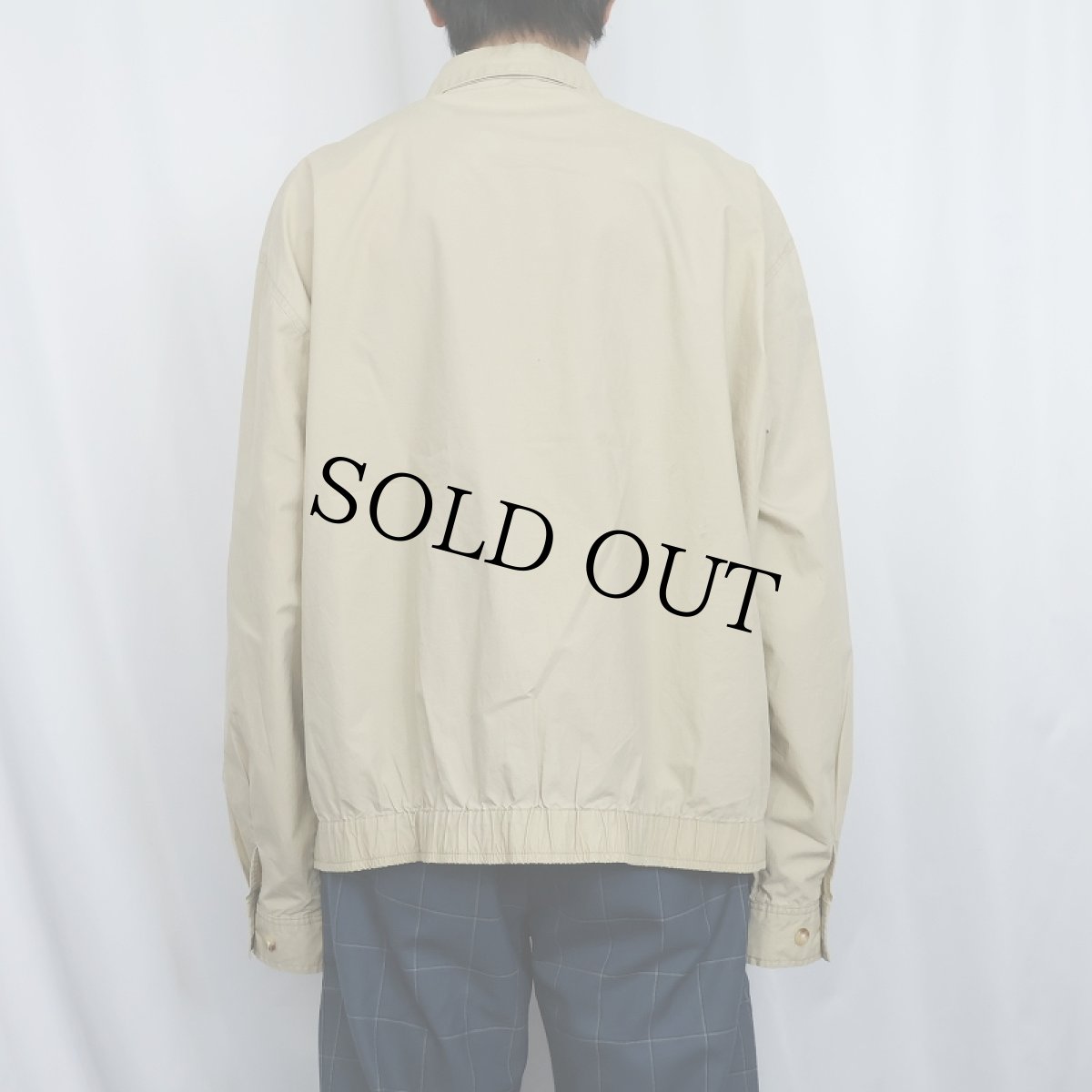 画像3: 90's POLO Ralph Lauren ロゴ刺繍 チンスト付き コットンスイングトップ L (3)