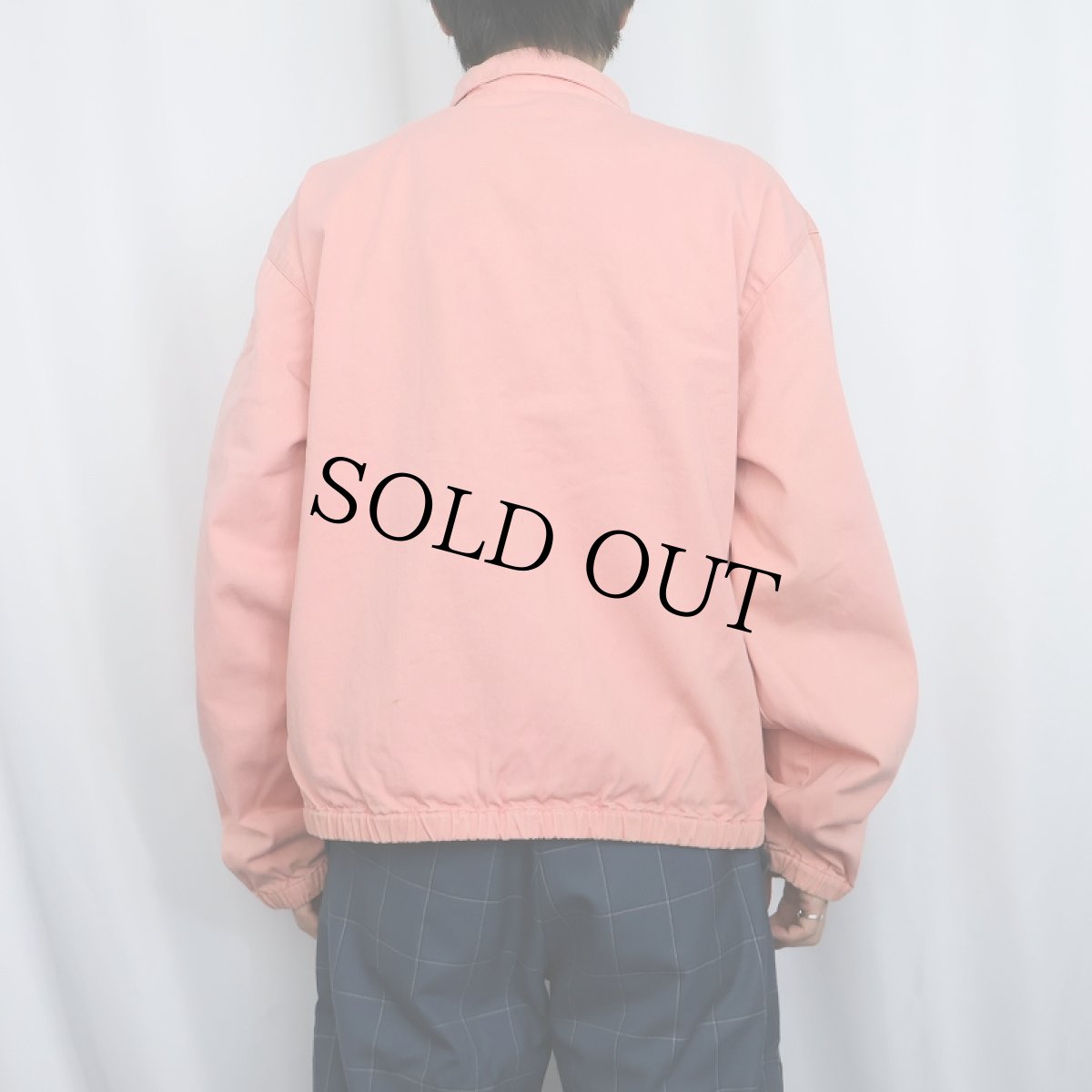 画像3: 80's POLO Ralph Lauren USA製 ロゴ刺繍 チンスト付き コットンスイングトップ L (3)