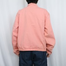 画像3: 80's POLO Ralph Lauren USA製 ロゴ刺繍 チンスト付き コットンスイングトップ L (3)