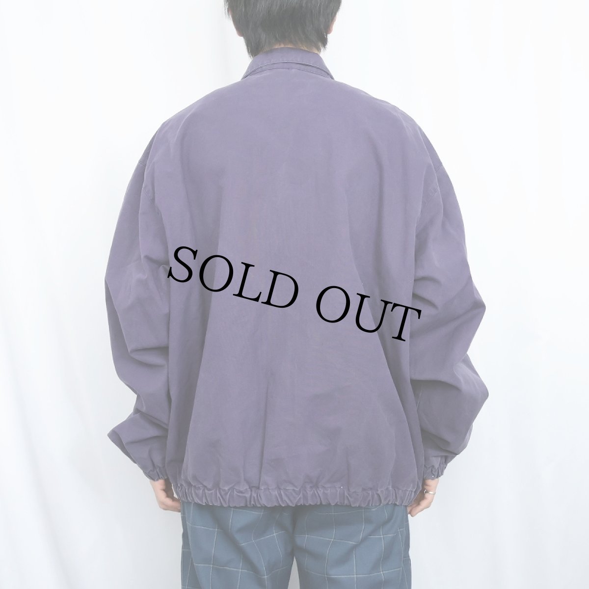 画像3: POLO Ralph Lauren ロゴ刺繍 チンスト付き コットンスイングトップ NAVY XL (3)