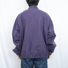 画像3: POLO Ralph Lauren ロゴ刺繍 チンスト付き コットンスイングトップ NAVY XL (3)