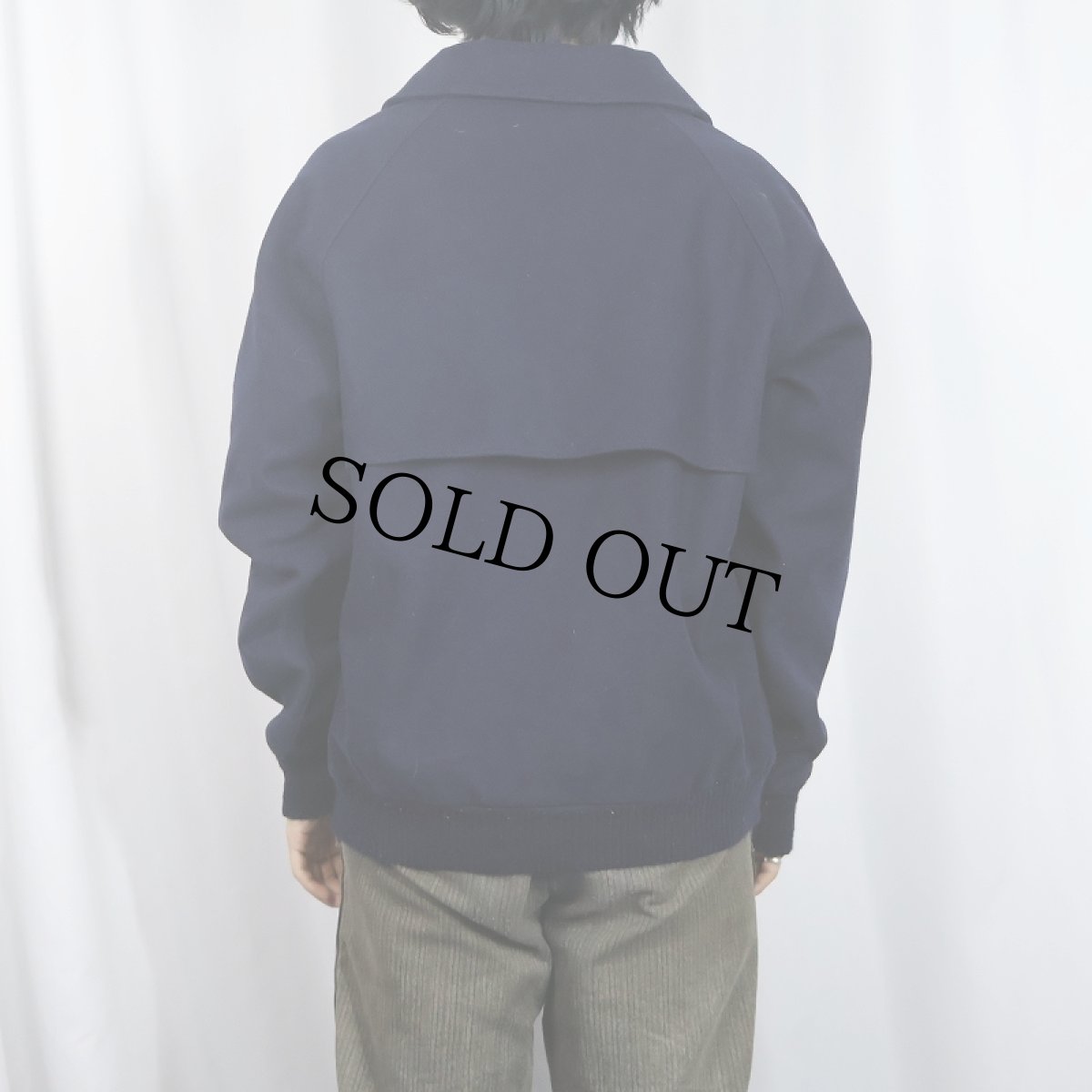 画像3: 70's PENDLETON USA製 ウールジップジャケット NAVY M (3)