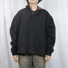 画像2: 90's Woolrich USA製 ウールジップジャケット XL (2)
