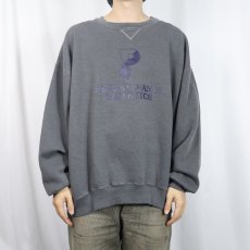 画像2: 90's RUSSELL ATHLETIC USA製 前V "PENNSYLVANLA ATHLETICS" 後染め プリントスウェット XXL (2)