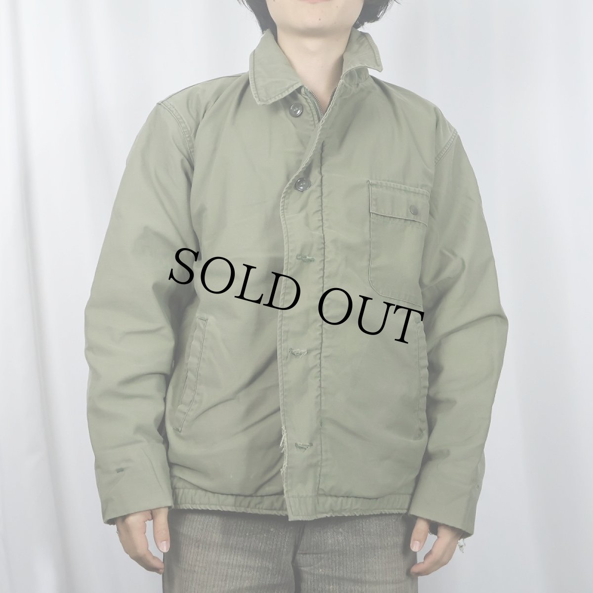 画像2: 60〜70's U.S.NAVY A-2 デッキジャケット (2)