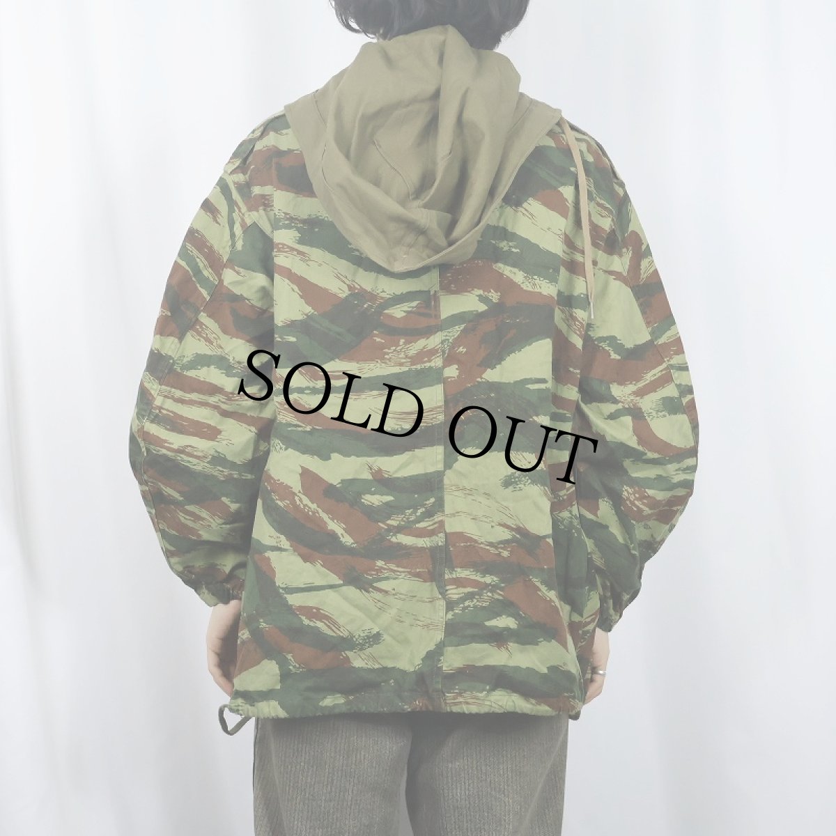 画像3: 50〜60's FRENCH ARMY リザードカモ TAP 47/56 HBT パラトルーパージャケット (3)