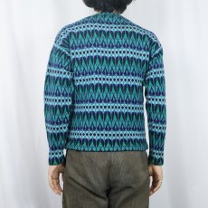 画像3: 60's White Stag Denmark製 ノルディック柄 ウールニットセーター M (3)