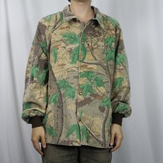画像2: 90's WESTARK リアルツリーカモ柄 コットンジャケット L (2)