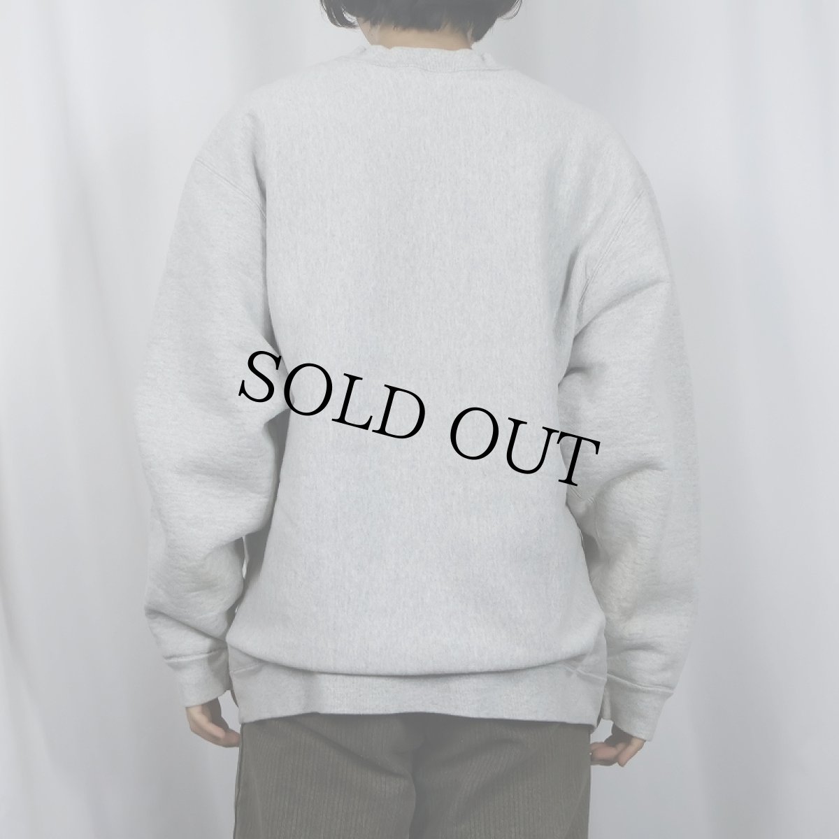 画像3: 90's CAMBER USA製 裏サーマル 無地スウェット XL (3)