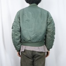 画像4: 民間品 ALPHA INDUSTRIES,INC. MA-1 フライトジャケット MEDIUM (4)
