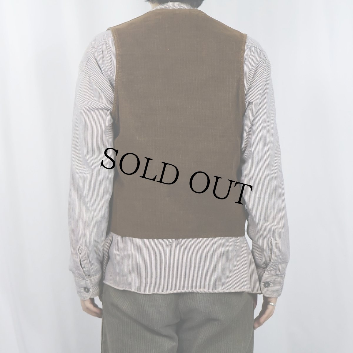 画像3: 70〜80's Levi's USA製 コーデュロイベスト M (3)