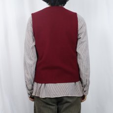 画像3: 〜70's メルトンウール×ニットベスト SIZE50 (3)