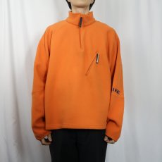 画像2: NIKE ハーフジップ フリースジャケット L (2)