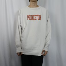 画像2: 80's Champion トリコタグ REVERSE WEAVE USA製 "PRINCETON" 染み込みプリントスウェット XL (2)