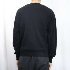画像3: 60〜70's TOWNCRAFT Penneys ウールニットカーディガン BLACK L (3)